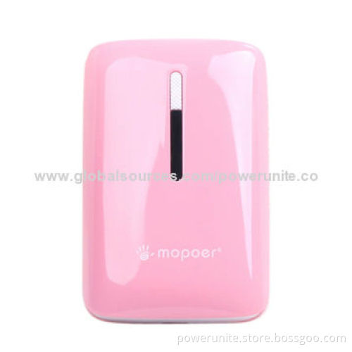Fashionable Portable Backup Power Bank, Easy for Travel, Dual USB Port, Popular Design, 6,600mAh